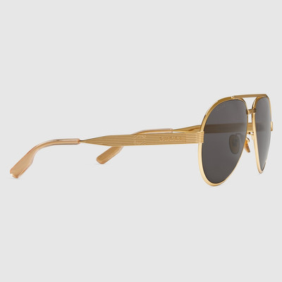 GUCCI Aviator frame sunglasses outlook
