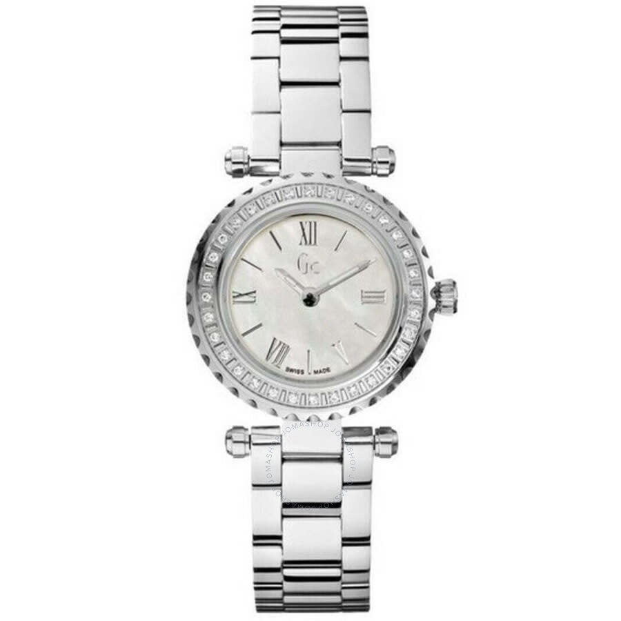 Guess - Guess Mini Chic Quartz White Dial Ladies Watch X70105L1S - 1