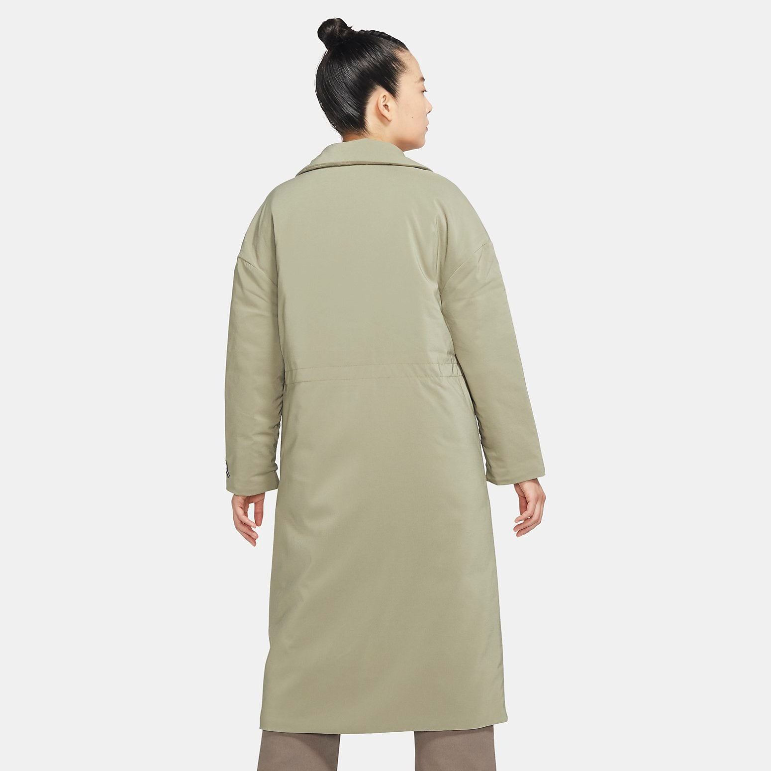 (WMNS) Air Jordan Flight Trench Coat 'Matte Olive White' DR0550-351 - 6