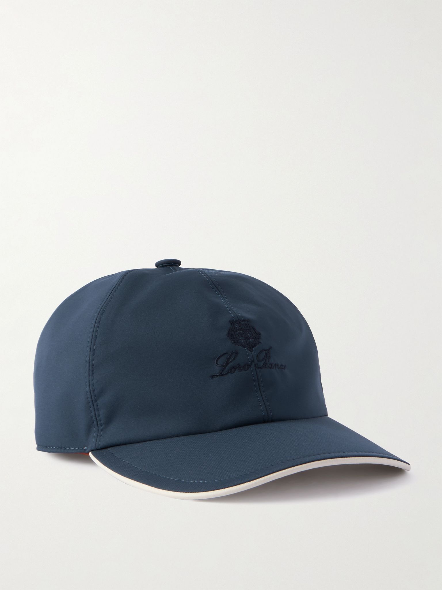 Logo-Embroidered Storm System® Shell Baseball Cap Navy - 1