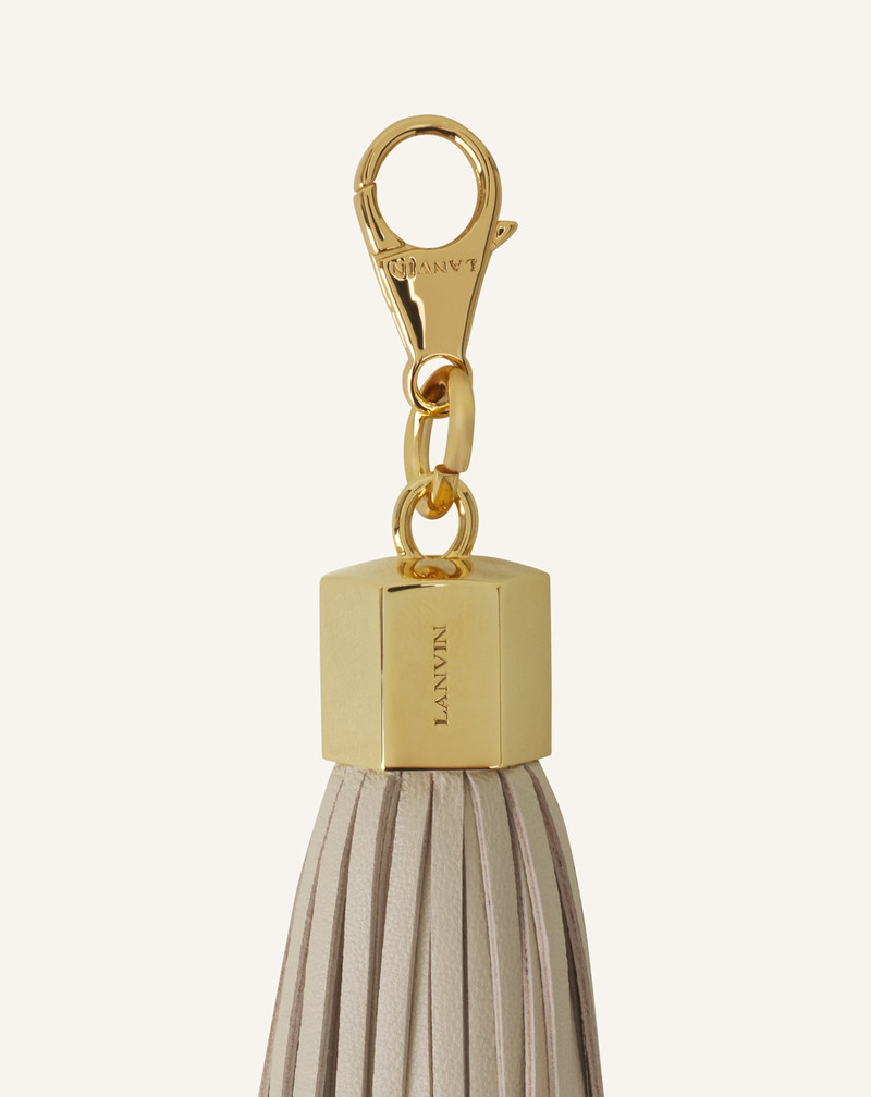 Lanvin LEATHER POMPOM BAG CHARM outlook