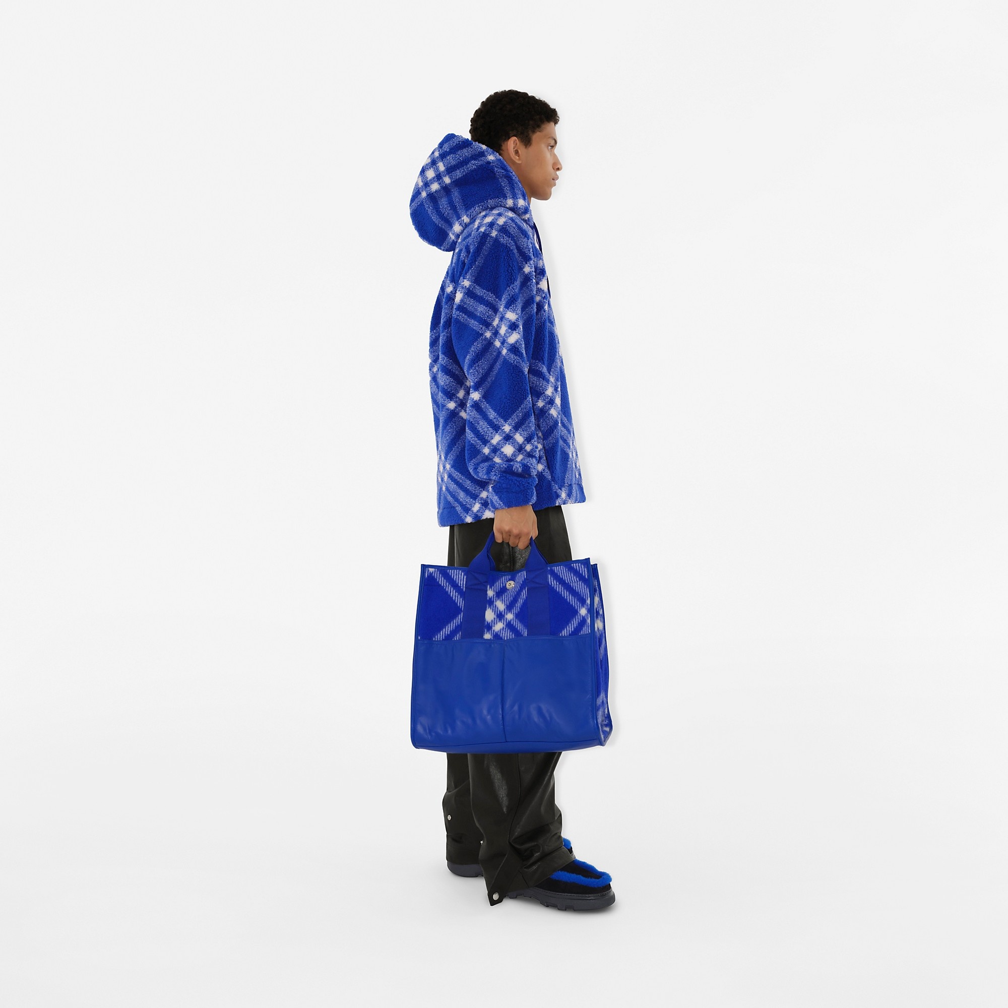 Check Fleece Hoodie - 3