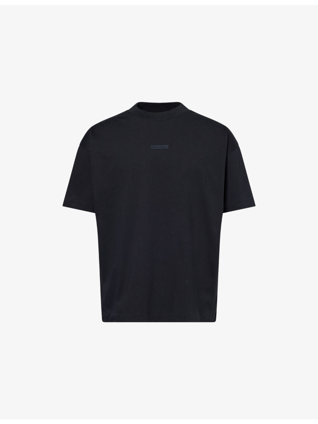Embossed-Branding Relaxed-Fit Cotton-Jersey T-Shirt - 1