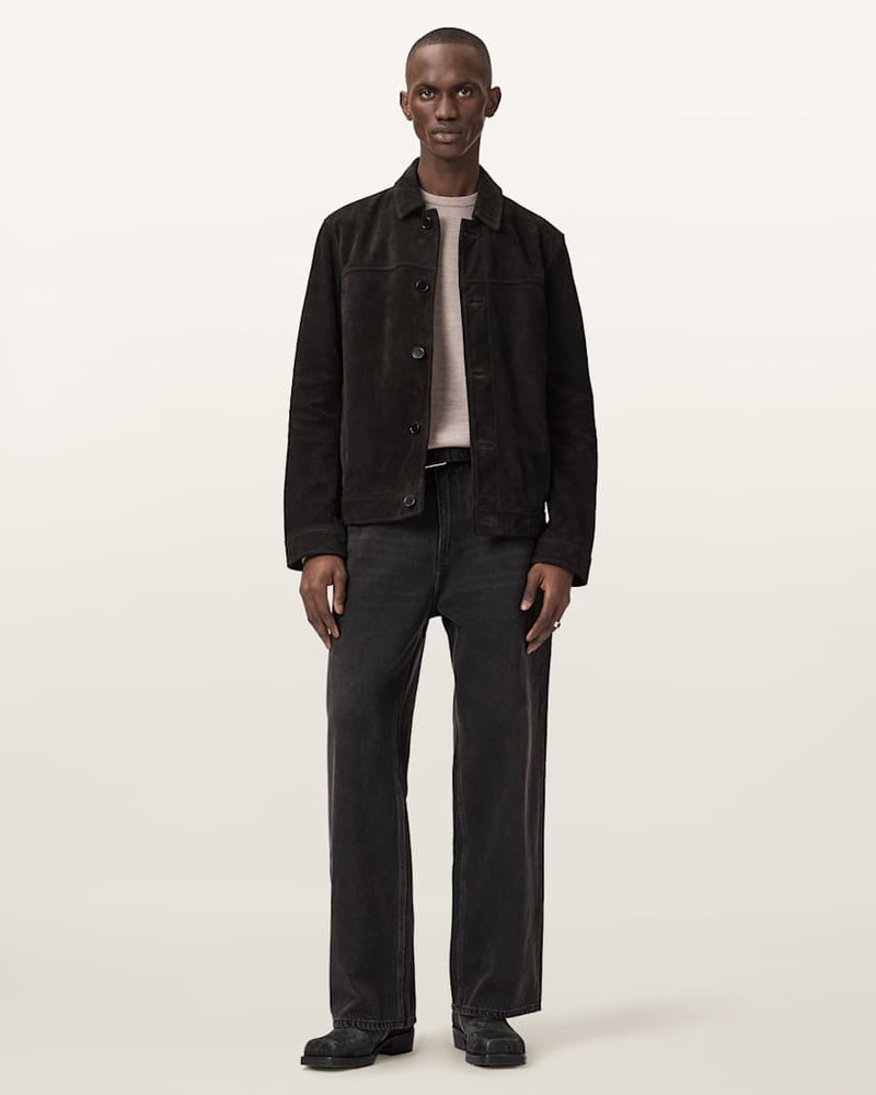 NATES SUEDE SLIM FIT JACKET 5