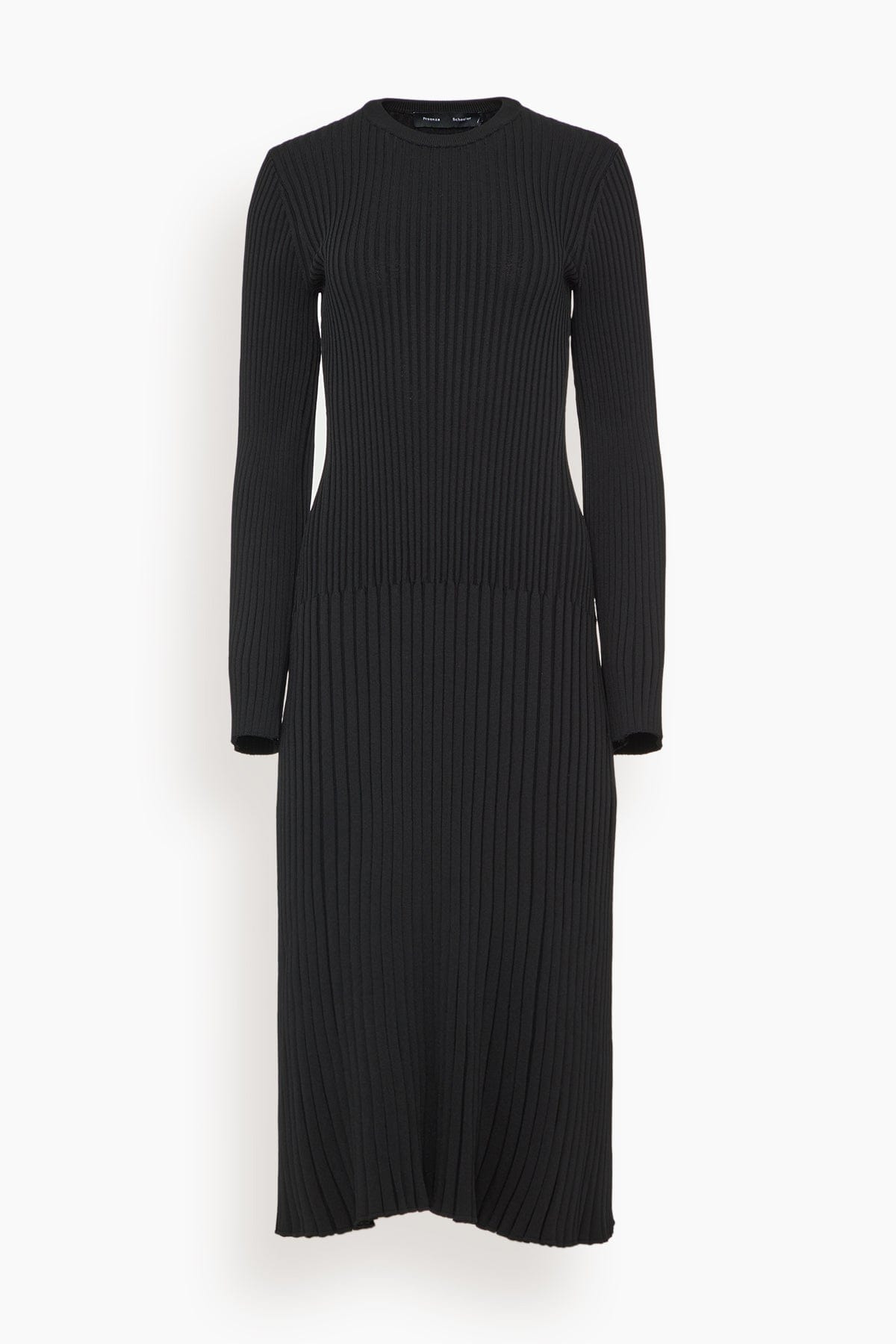 Kenna Rib Dress in Black - 1