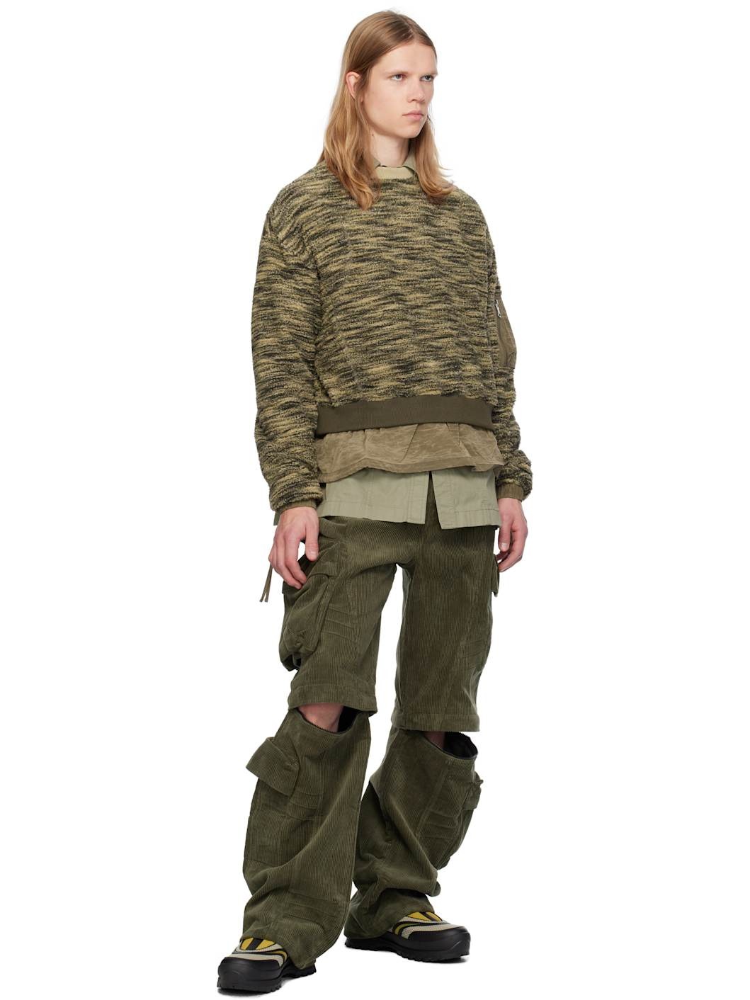 [ANDERSSON BELL]24FW★韓国人気★MILANO CORDUROY CARGO PANTS Khaki Milano Corduroy Cargo Pants by Andersson Bell on Sale