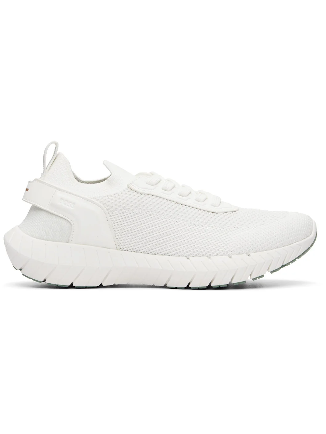 White 'Boss-Motion' Sneakers - 1