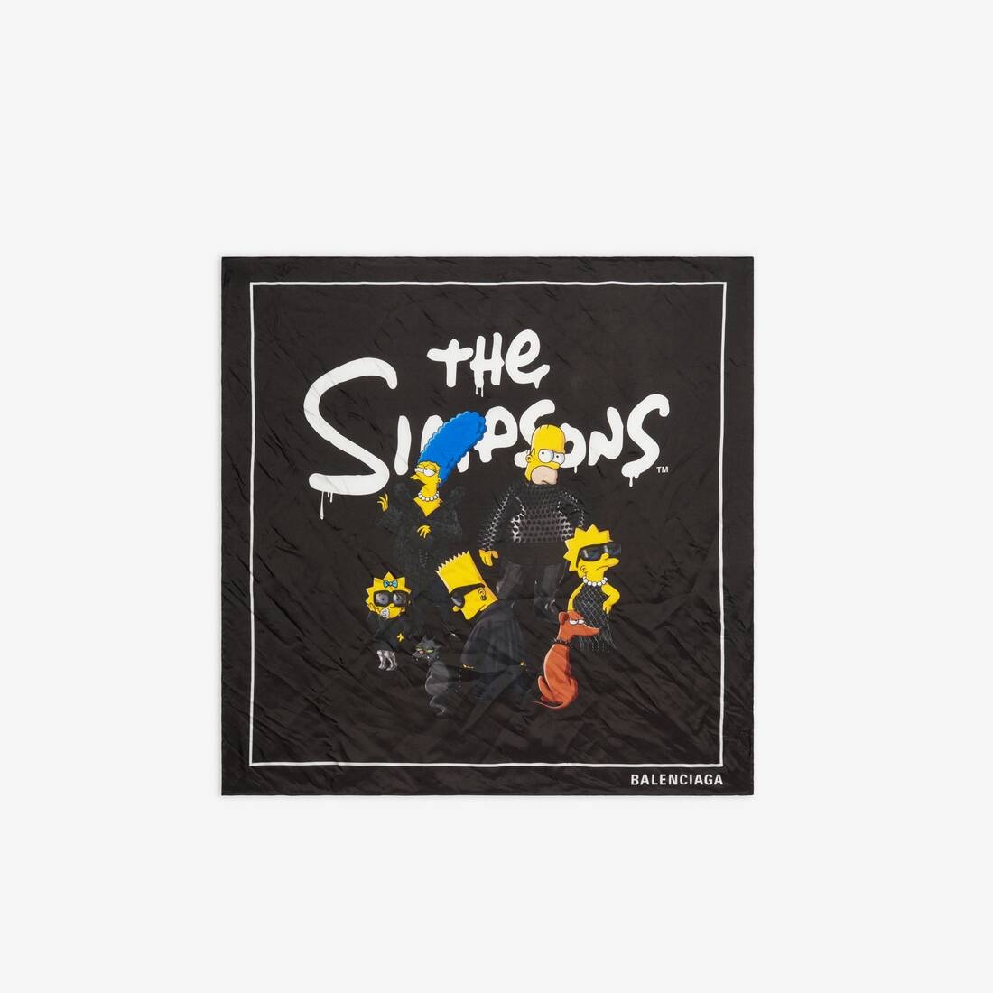 Women's The Simpsons Tm & © 20th Television Scarf in Black - 2