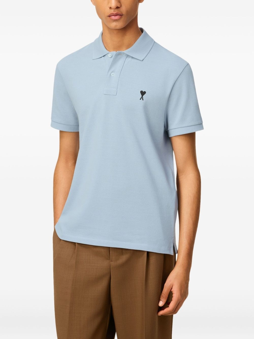Ami de Coeur-embroidered polo shirt - 5