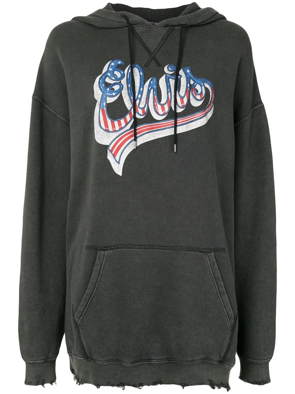 Elvis oversized hooded sweatshirt - 1