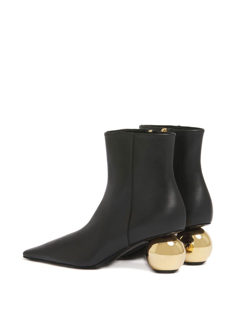 spherical-heel pointed-toe boots - 3