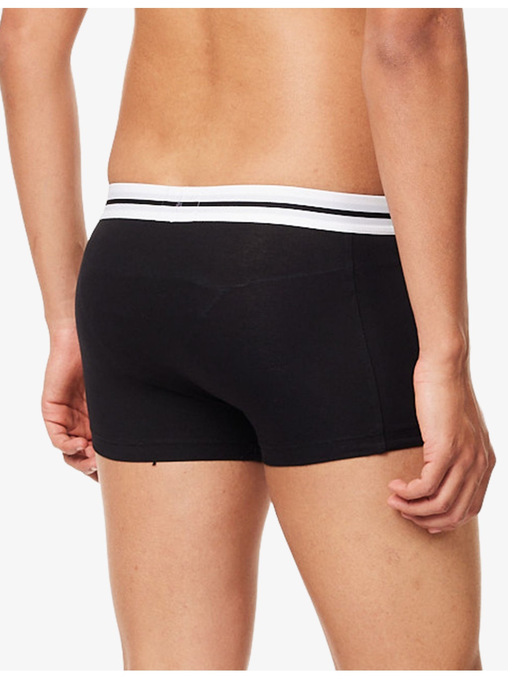 Bold Logo-Waistband Stretch-Woven Trunks - 3