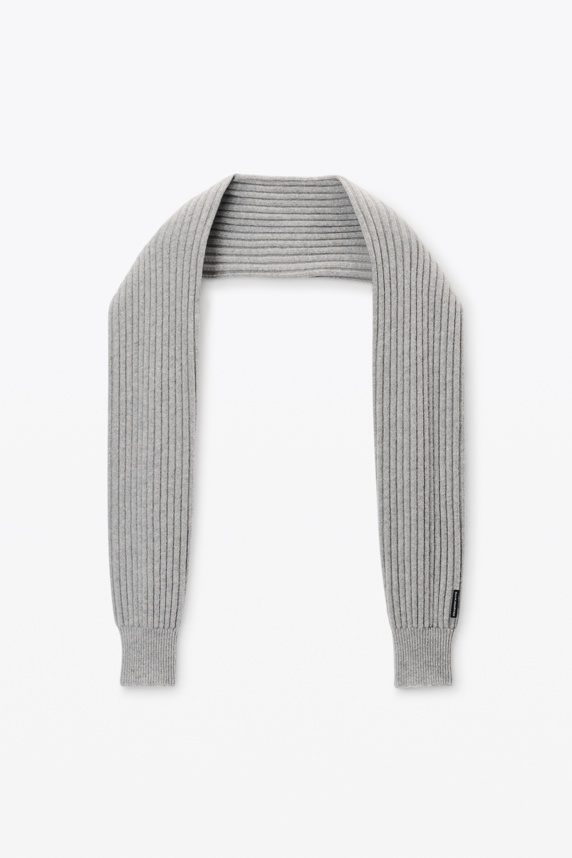 Hybrid Ribbed Scarf with Sleeves - 1