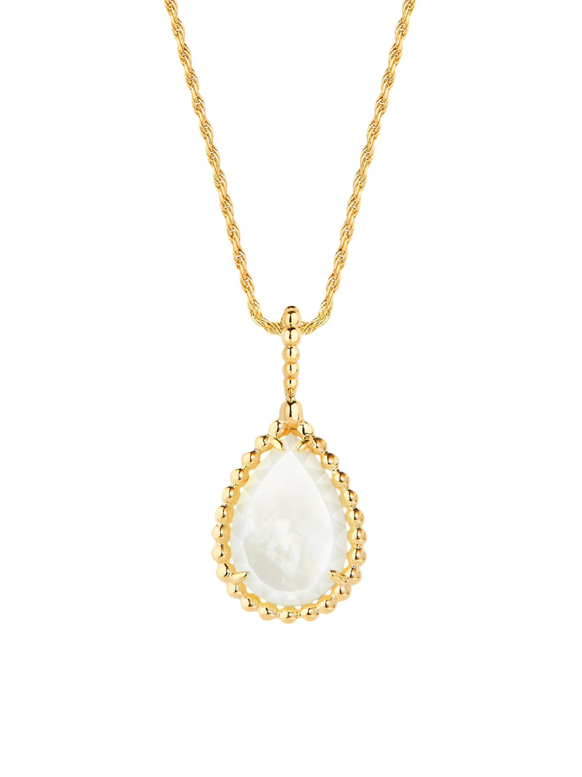 Women's Serpent Bohème 18K Yellow Gold & Mother-Of-Pearl Pendant Necklace - Gold - 1