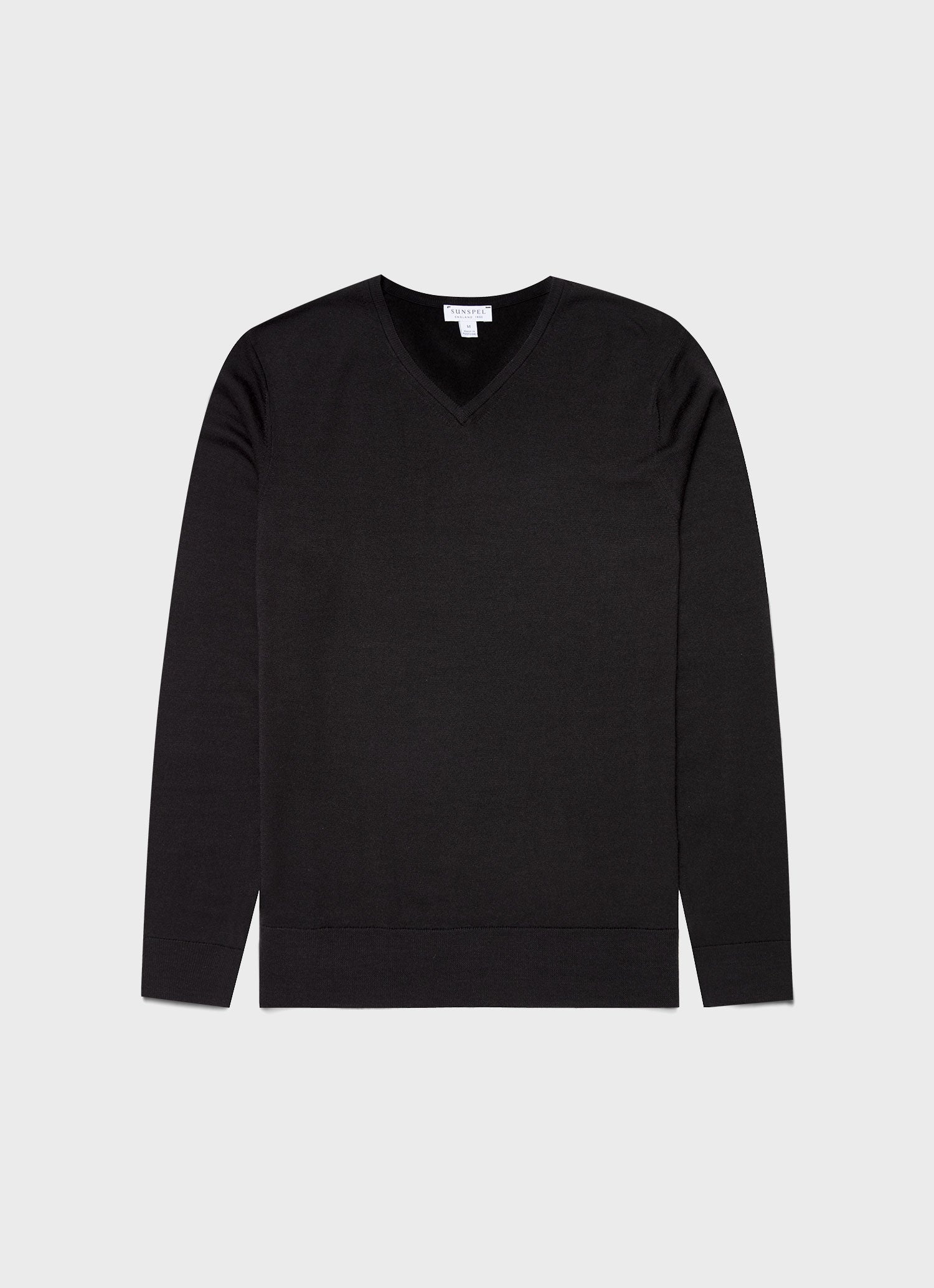Merino V Neck Jumper - 1