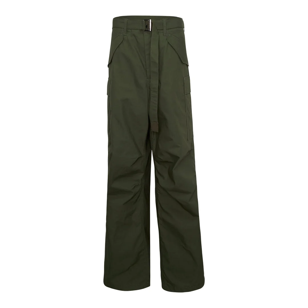 Cotton Nylon Oxford Pants - 1