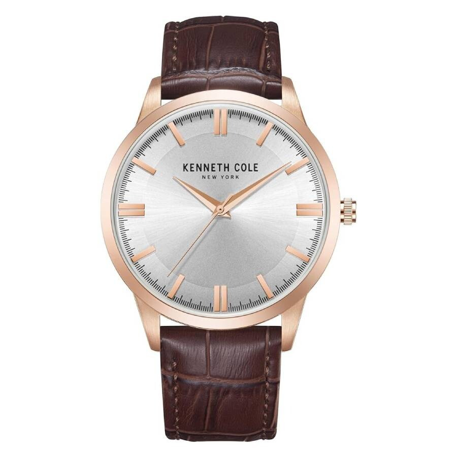 Kenneth Cole New York - Kenneth Cole New York Quartz Silver Dial Men's Watch KCWGA2221502 - 1