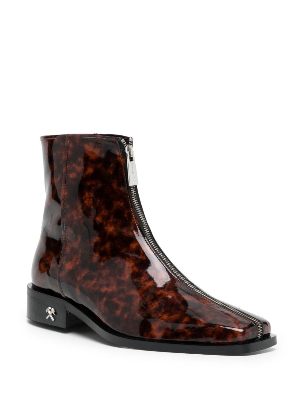 Adem tortoiseshell ankle boots - 2