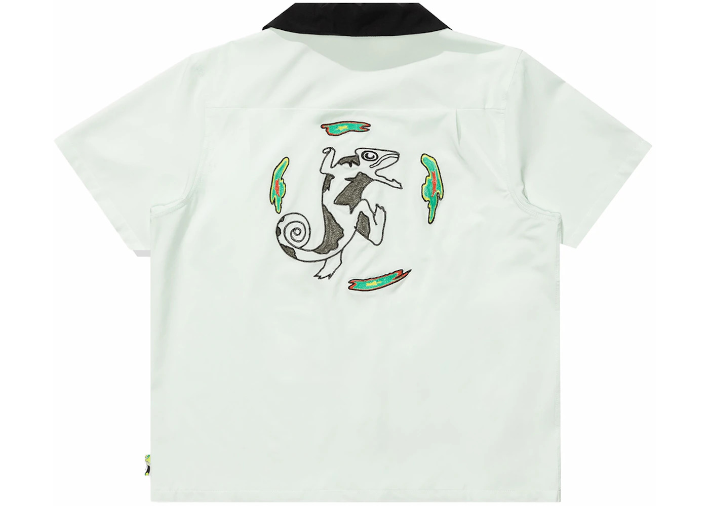 Nike SB Olympics 2024 S/S Bowler Shirt Barely Green/Black - 2