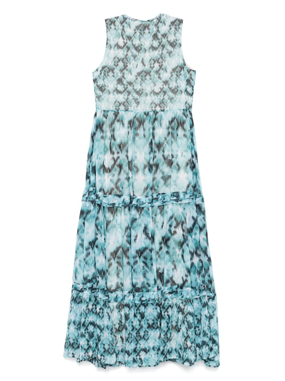 abstract-pattern maxi dress - 2