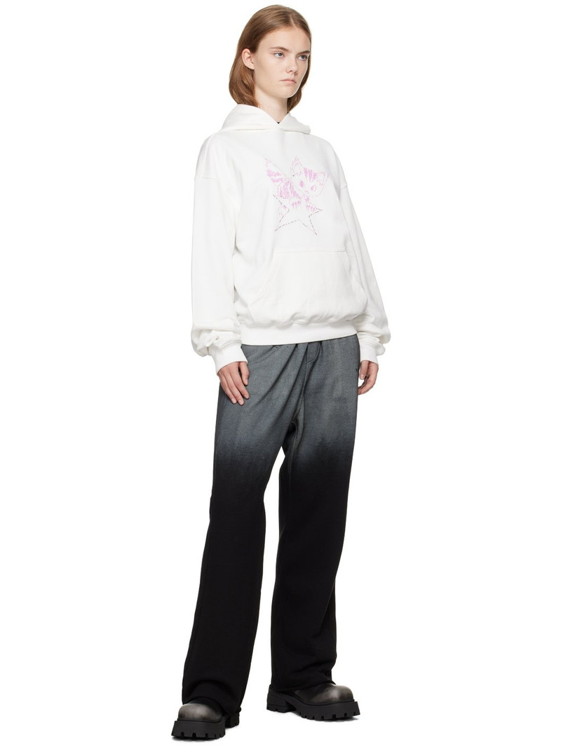 We11done White Monster Fitted Hoodie outlook