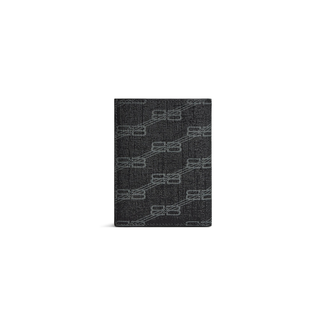 Men's Signature Vertical Bifold Wallet Bb Monogram Coated Canvas  in Black/grey - 2