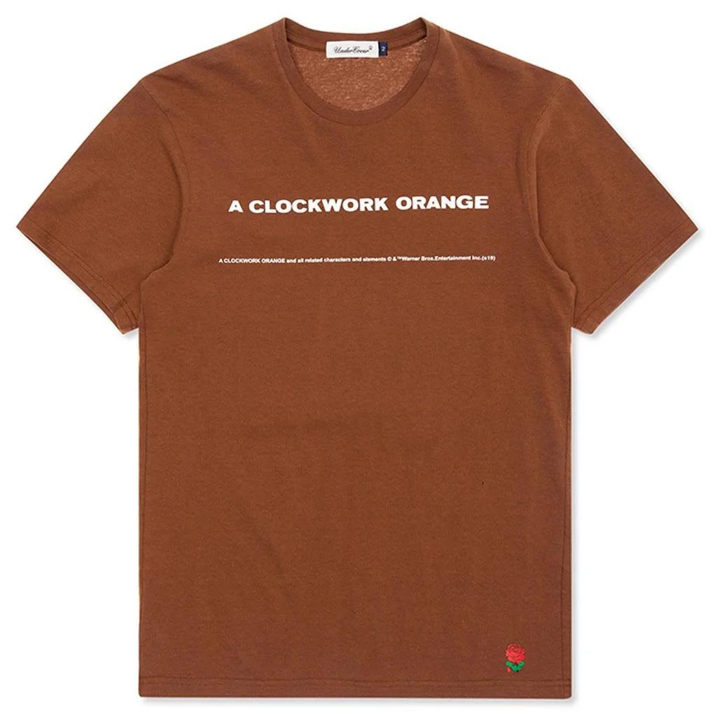 UNDERCOVER A CLOCKWORK ORANGE T-SHIRT - BROWN - 1