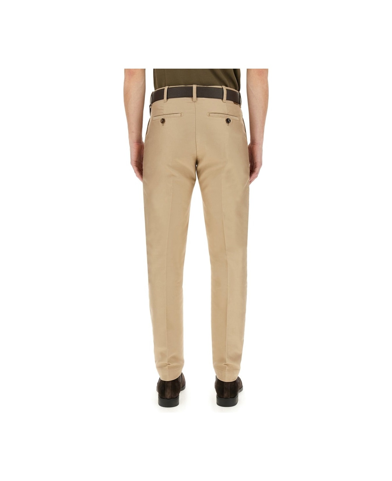 Logo Patch Straight-leg Tailored Trousers - 2