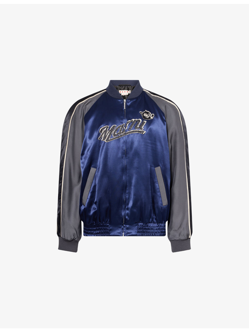 Patch Raglan-Sleeves Woven Jacket - 1