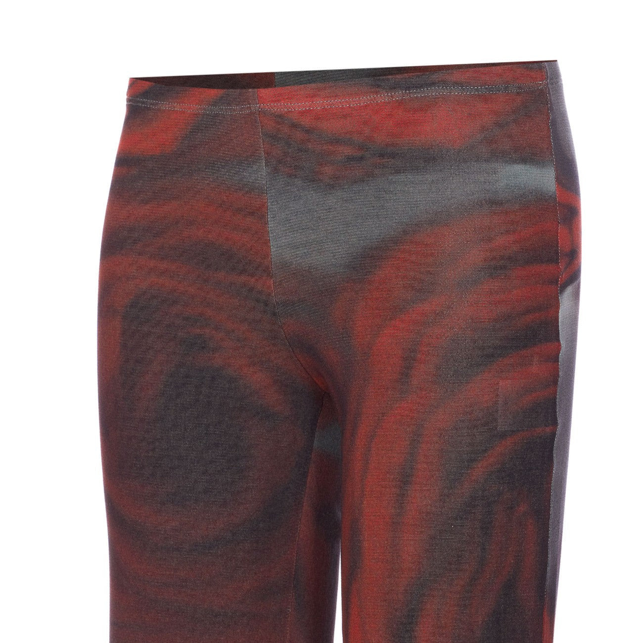 Jean Paul Gaultier Women The Red Blurry Roses Pants - 3