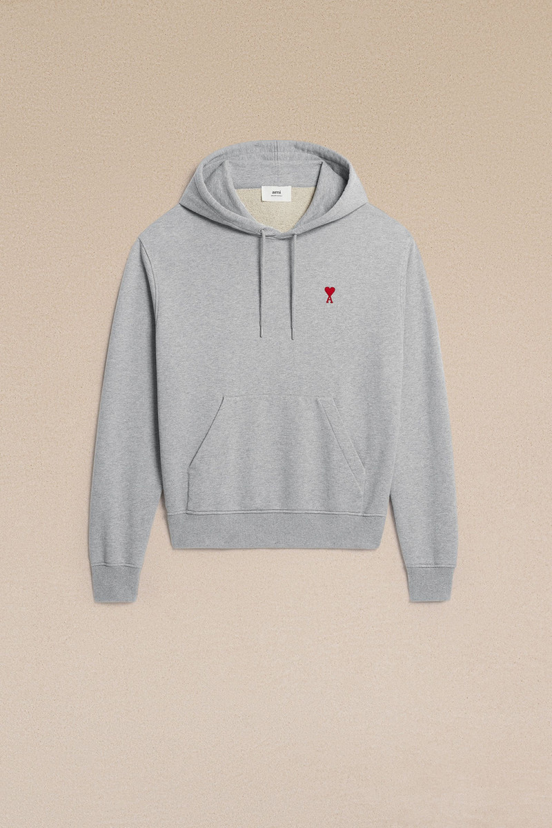 AMI Paris Classic Fit Ami De Coeur Hoodie outlook