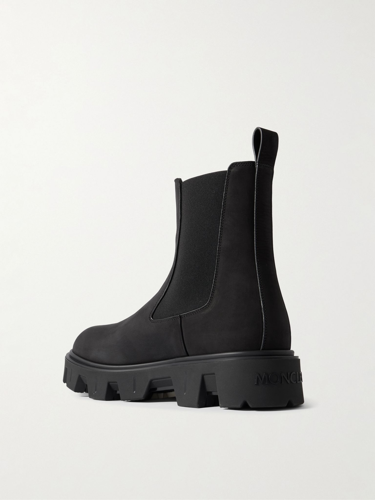 Peak City Nubuck Chelsea Boots Black - 4