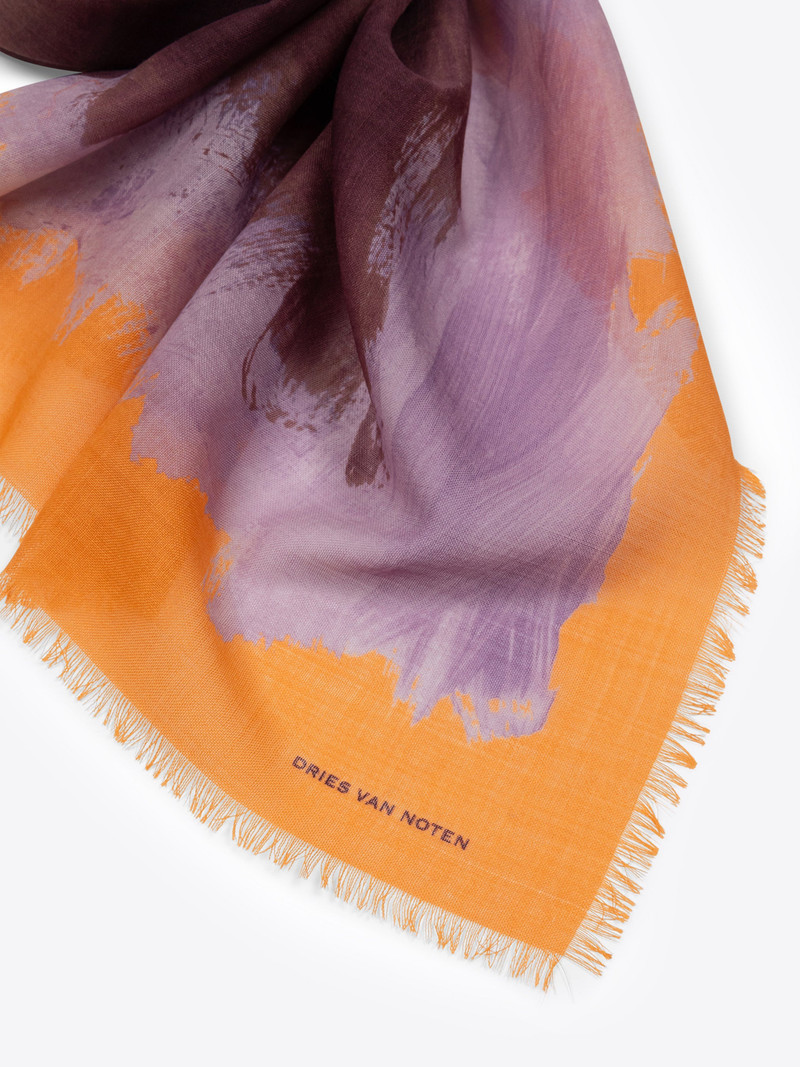 PRINTED WOOL SCARF 3