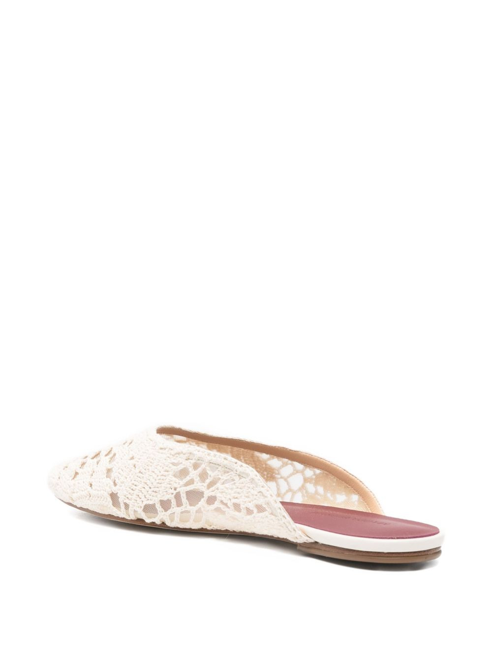 crochet-lace mules - 3