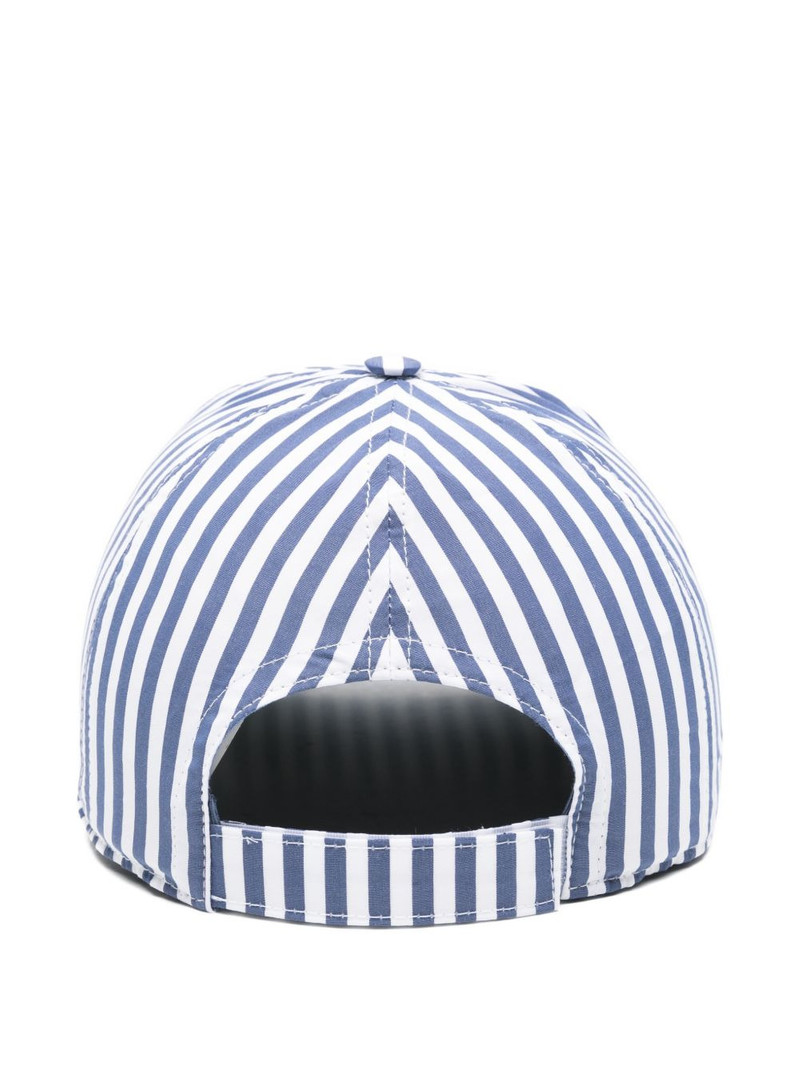 Herno striped baseball cap outlook