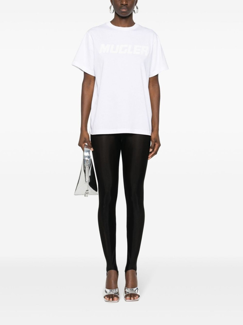 MUGLER logo-print cotton T-shirt outlook