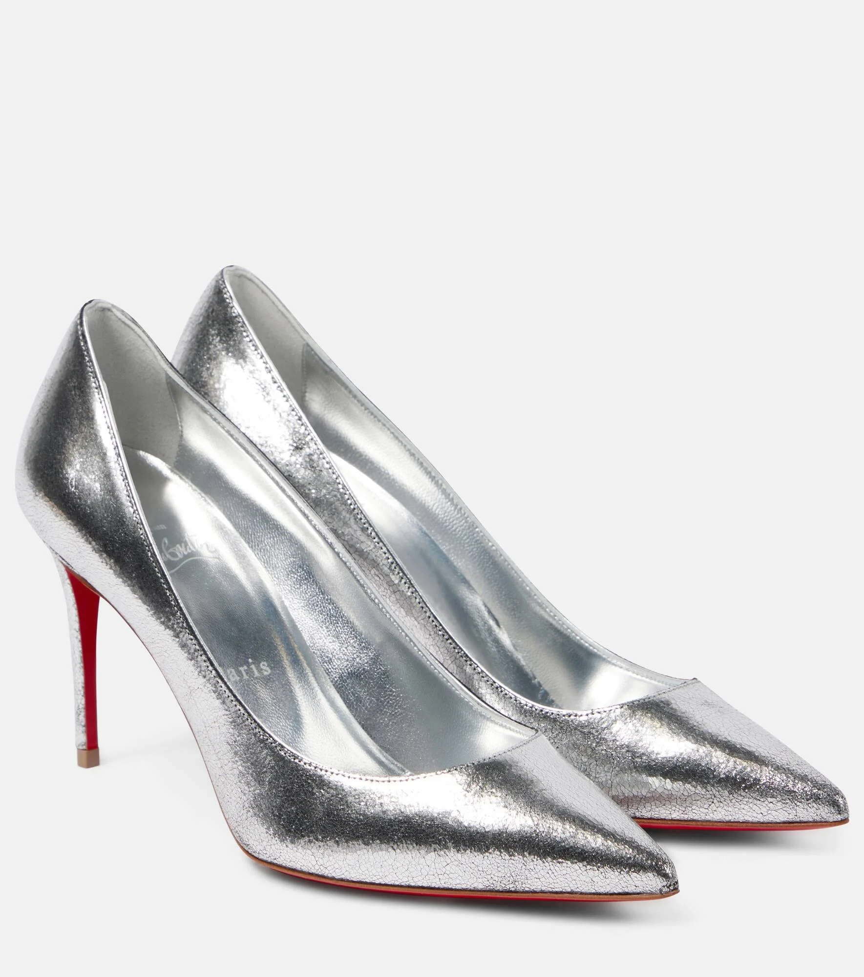 Kate 85 metallic leather pumps - 1