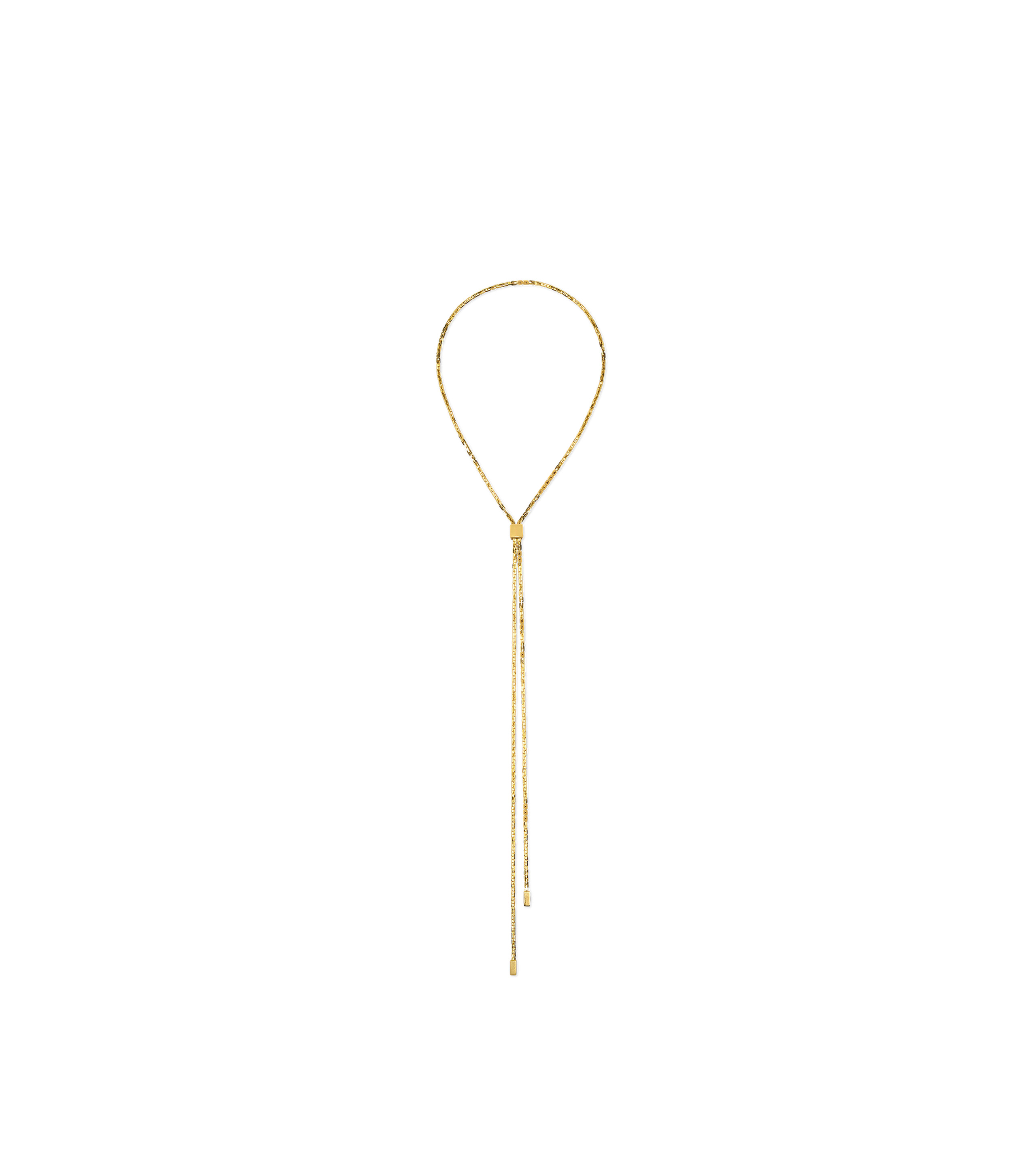 BRASS BIANCA LARIAT NECKLACE - 1