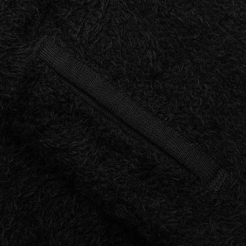 FULL ZIP HOODIE - BLACK - 4