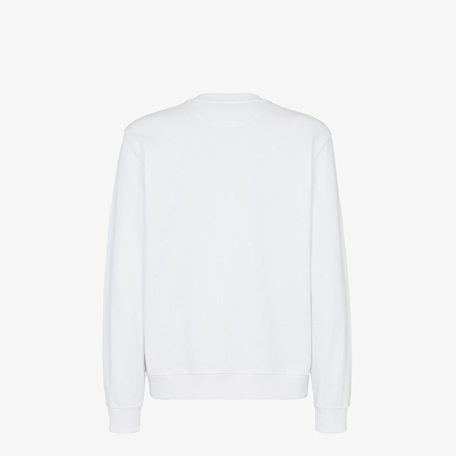 White jersey sweatshirt - 2