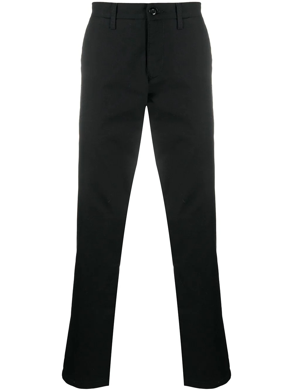 black straight leg chinos - 1