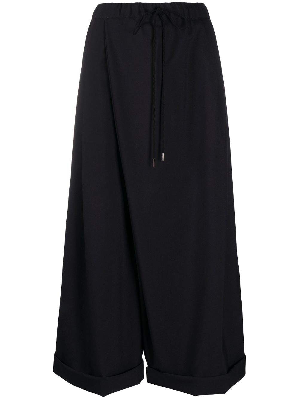 cropped wide-leg trousers - 1