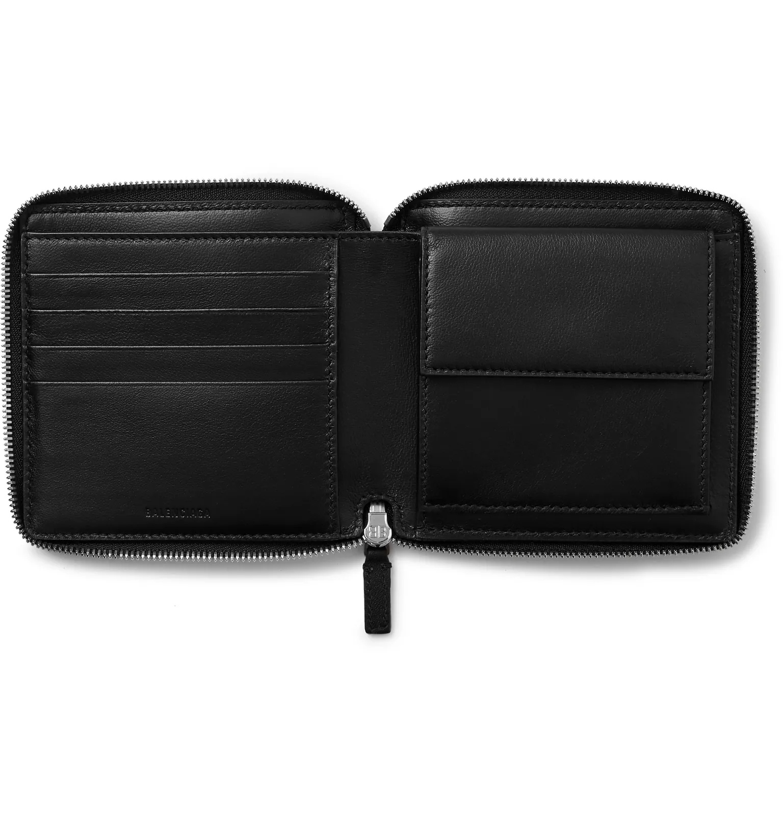 Logo-Print Leather Zip-Around Wallet - 2