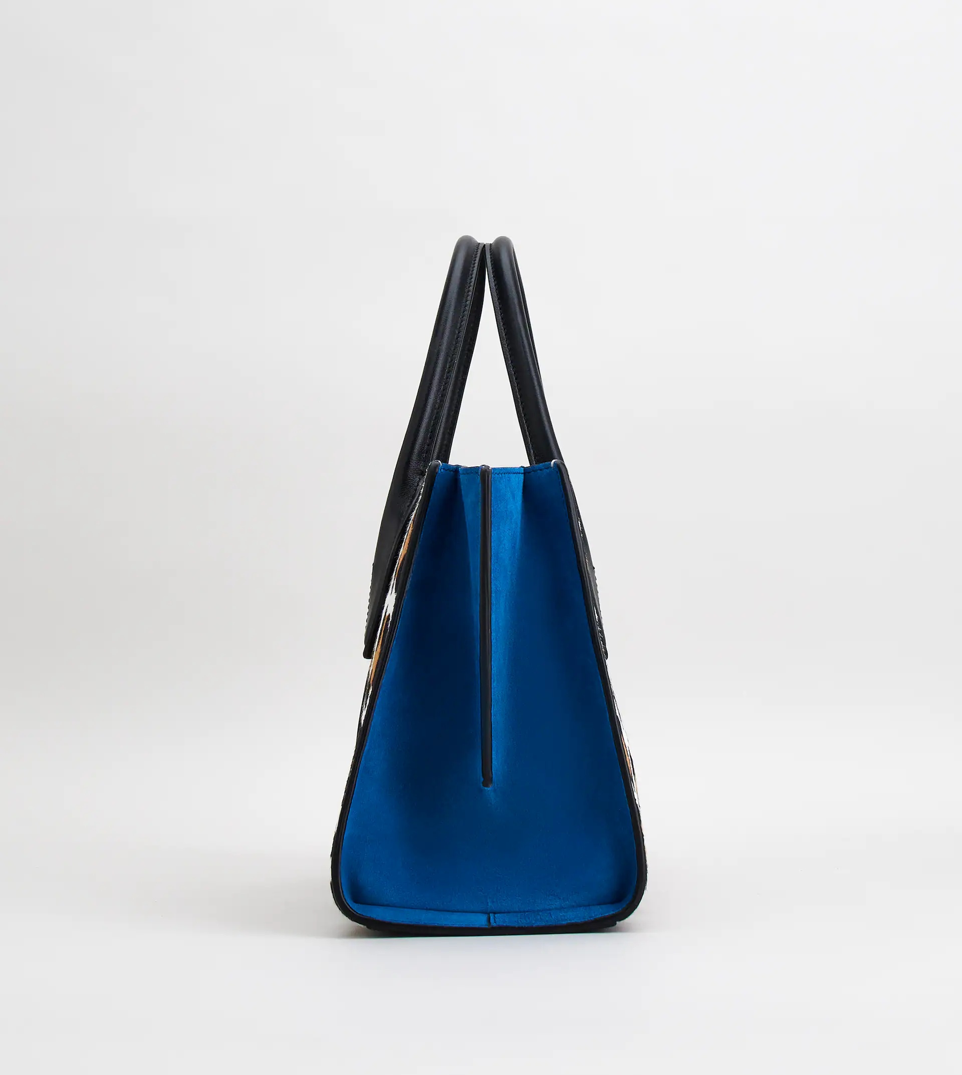 Tod's - T Case Shoulder Bag in Pony-skin Effect Leather Mini, Black,White,Beige, - Bags