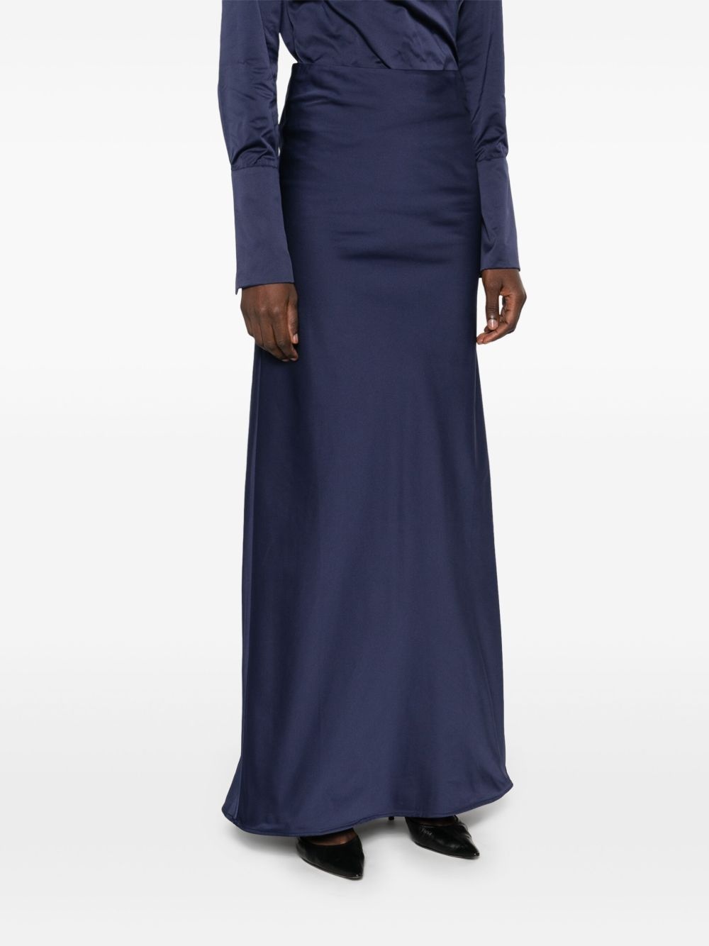 x Gieves & Hawkes Belmont maxi skirt - 3