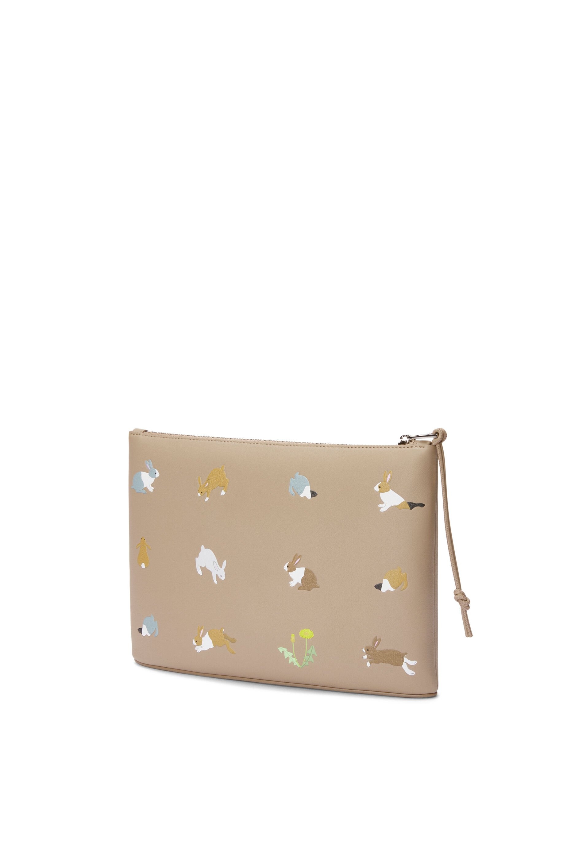 Bunny oblong pouch in nappa calfskin - 2