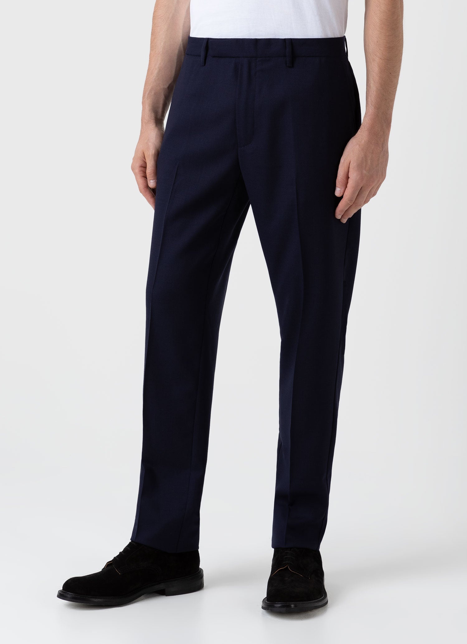 Slim Fit Wool Trouser - 2