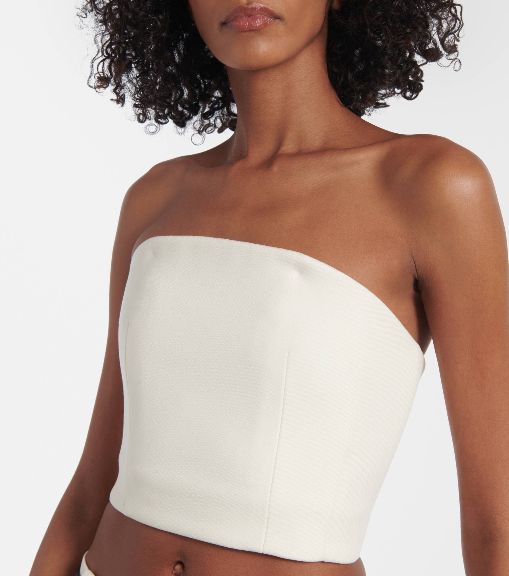 Wool-blend bustier - 4
