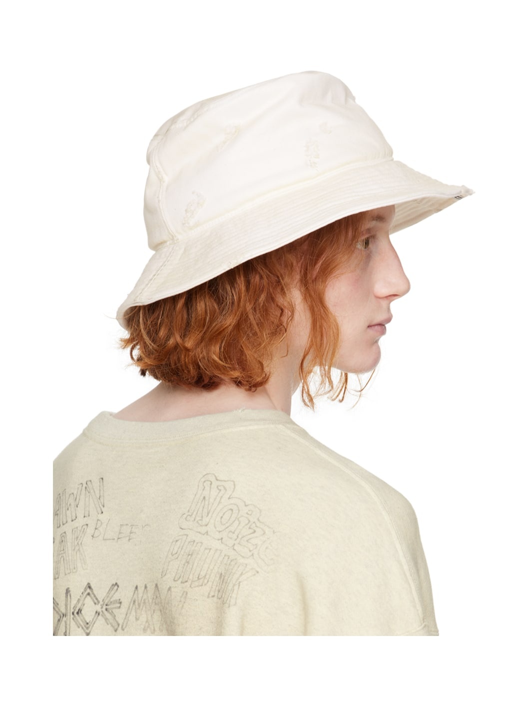 White CA4LA Edition Bucket Hat - 3