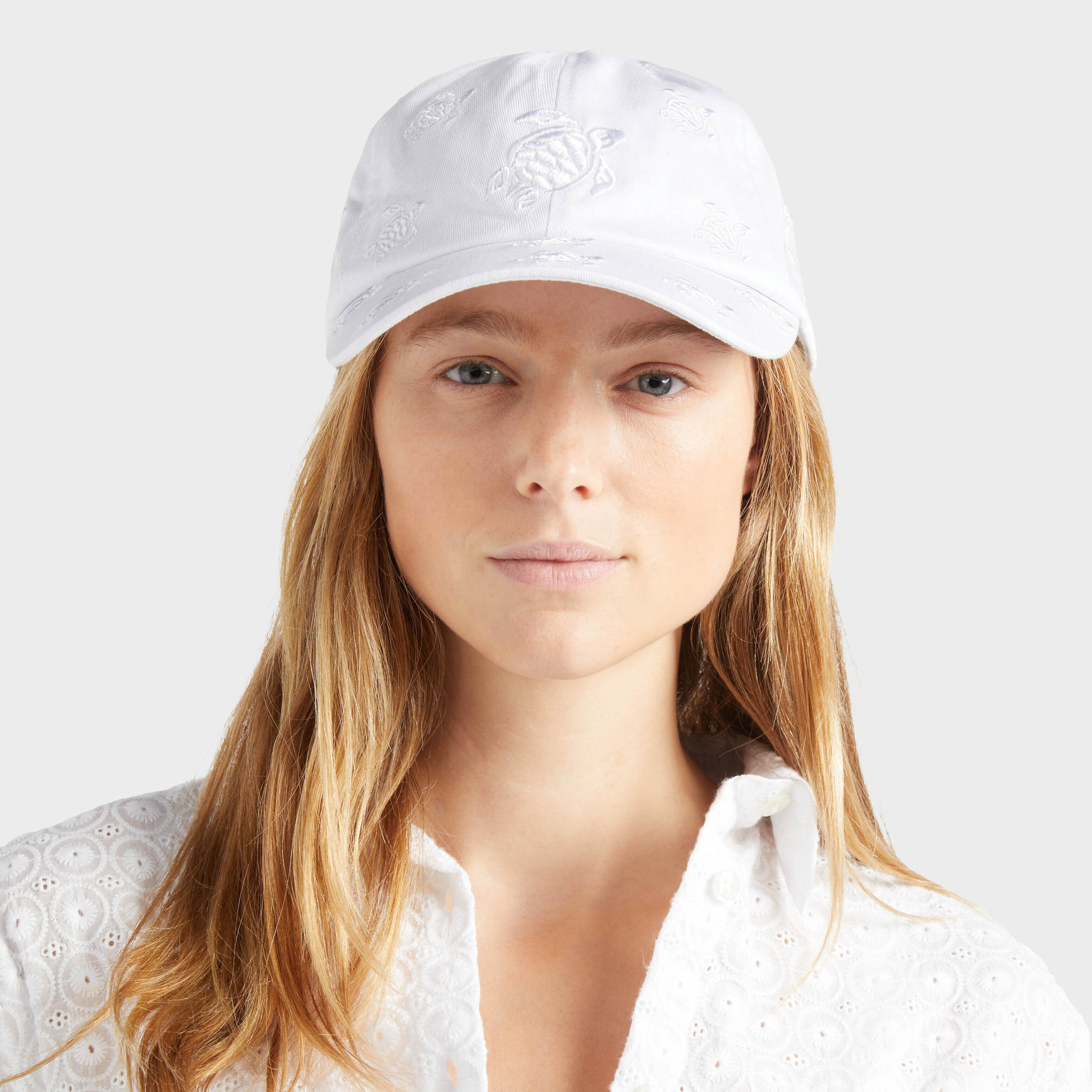 Embroidered Cap Turtles All Over - 5